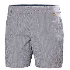 Shorts Con Cuello Redondo Para Mujer Helly Hansen - Navy Seersucker Shorts Con Cuello Redondo Para Mujer Helly Hansen - Navy Seersucker