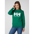 Sudadera Con Cuello Redondo Helly Hansen Para Mujer Con Logotipo Hh - Verde Pimienta