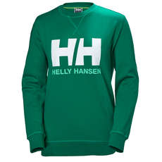 Sudadera Con Cuello Redondo Helly Hansen Para Mujer Con Logotipo Hh - Verde Pimienta Sudadera Con Cuello Redondo Helly Hansen Para Mujer Con Logotipo Hh - Verde Pimienta