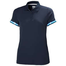 Helly Hansen Para Mujer Hp Code Zero Polo - Azul Marino Helly Hansen Para Mujer Hp Code Zero Polo - Azul Marino