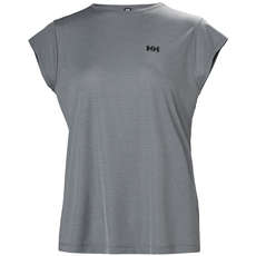 Camiseta De Carreras Para Mujer Hp Helly Hansen - Gris Mélange Camiseta De Carreras Para Mujer Hp Helly Hansen - Gris Mélange