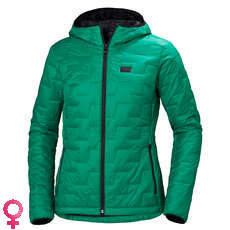 Chaqueta Aislante Con Capucha Lifaloft Helly Hansen Para Mujer - P. Green Mate