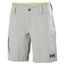 Pantalones Cortos De Carga De Secado Rápido Helly Hansen Para Mujer - Gris Niebla Pantalones Cortos De Carga De Secado Rápido Helly Hansen Para Mujer - Gris Niebla