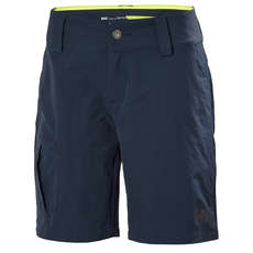 Pantalones Cortos De Carga De Secado Rápido Para Mujer Helly Hansen - Azul Marino Pantalones Cortos De Carga De Secado Rápido Para Mujer Helly Hansen - Azul Marino
