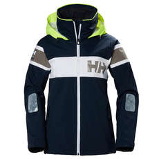 Chaqueta Con Bandera De Sal Para Mujer Helly Hansen - Azul Grafito