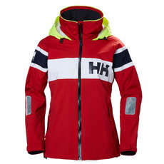 Chaqueta Con Bandera Salina Para Mujer Helly Hansen - Rojo