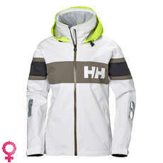 Chaqueta Con Bandera Salina Para Mujer Helly Hansen - Blanca