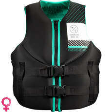 Chaleco Hyperlite Indy Wakeboard Pfd Para Mujer - Verde Azulado