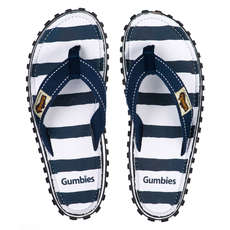 Gumbies Womens Islander Canvas Flip Flops - Tumbona