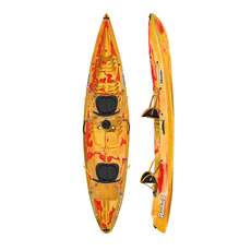 Islas Del Paraíso Ii Sit-On-Top Kayak 2015 - Azafrán / Rojo