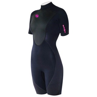 Traje De Neopreno Shorts Women Womens Ignite 3 / 2Mm - Negro / Rosa