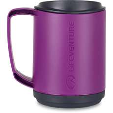 Taza Aislada Elástica De Lifeventure - Púrpura