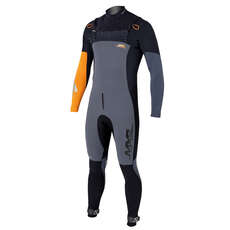 Magic Marine Asy 4/3 Mm Frente Fullsuit Zip - Negro / Naranja