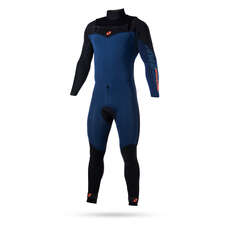 Magic Marine Ace - Traje De Neopreno Delantero Con Cremallera 4 / 3Mm - Azul Marino