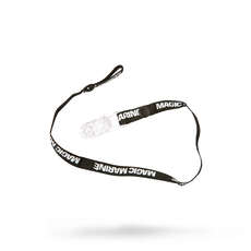 Magic Marine Cap Retainer Leash - Negro