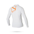Marine Magic Cube De Manga Larga Camisa De Lycra - Blanco