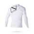 Marine Magic Cube De Manga Larga Camisa De Lycra - Blanco / Negro