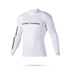 Marine Magic Cube De Manga Larga Camisa De Lycra - Blanco / Negro