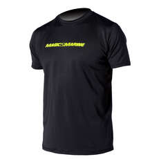 Marine Magic Cube Secado R?pido Jersey Manga Corta - Amarillo
