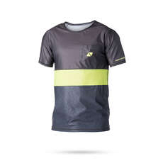 Magic Marine Cube Manga Corta Quickdry Top - Flash Amarillo