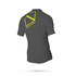 Marine Magic Cube Manga Corta Camisa De Lycra - Gris