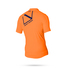 Marine Magic Cube Manga Corta Camisa De Lycra - Naranja