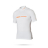 Marine Magic Cube Manga Corta Camisa De Lycra - Blanco