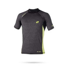 Magic Marine Energía De Manga Corta Camisa De Lycra - Rayo Amarillo