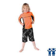 Magic Marine Junior Cubo De Manga Larga Rash Vest - Naranja Magic Marine Junior Cubo De Manga Larga Rash Vest - Naranja