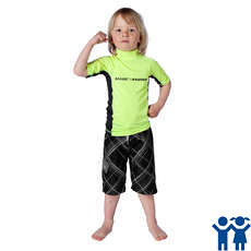 Magic Marine Junior Cubo De Manga Corta Rash Vest - Amarillo Magic Marine Junior Cubo De Manga Corta Rash Vest - Amarillo