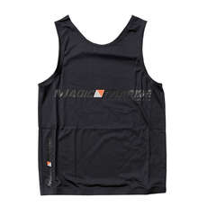 Magic Marine Reversible Rash Chaleco Top - Negro Magic Marine Reversible Rash Chaleco Top - Negro