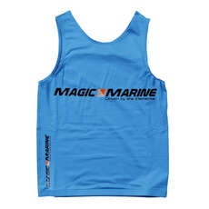 Magic Marine Reversible Rash Chaleco Tops - Azul Magic Marine Reversible Rash Chaleco Tops - Azul