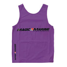 Magic Marine Reversible Rash Chaleco Tops - P?rpura Magic Marine Reversible Rash Chaleco Tops - P?rpura