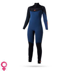 Magic Marine Mujeres 4/3 Mm Frente-Zip Ace Traje - Armada