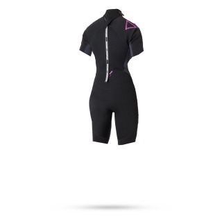 Magic Marine Mujer De Marca 3 / 2Mm Volver-Zip Chapo Traje - Negro
