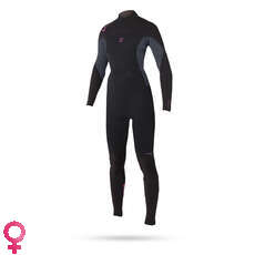 Magic Marine Mujer De Marca 5 / 4Mm Traje De Back-Zip - Negro
