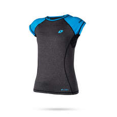 Manga Magic Marine Mujeres Energía A Corto Camisa De Lycra - Azul