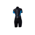 Magic Marine Womens Ultimate 3 / 2Mm Back-Zip Traje De Neopreno Corto - Azul