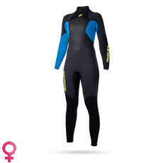 Magic Marine Womens Ultimate 5 / 3Mm Traje De Neopreno Con Cremallera - Azul