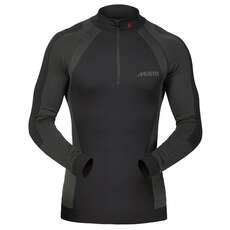 Musto Activa Capa Base Zip Neck Top - Negro
