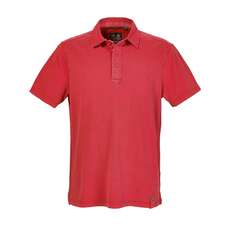 Musto Lienzo Cuello Polo - Cardenal Rojo Musto Lienzo Cuello Polo - Cardenal Rojo