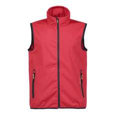 Musto Crew Softshell Gilet - True Red Musto Crew Softshell Gilet - True Red