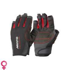 Musto Vela Esencial Dedo Guantes Cortos - Negro