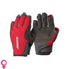Musto Vela Esencial Dedo Guantes Cortos - Rojo