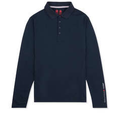 Polo Manga Larga Musto Evolution Sunblock - True Navy Polo Manga Larga Musto Evolution Sunblock - True Navy