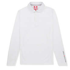 Polo Manga Larga Musto Evolution Sunblock - Blanco