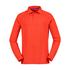 Musto Evolución Bloqueador Solar Polo Largo De La Manga - Anaranjado Del Fuego