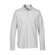 Polo Manga Larga Musto Evolution Sunblock - Platino