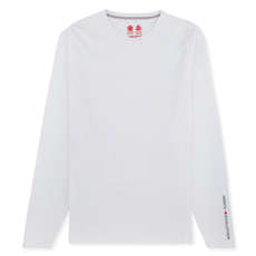 Musto Evolución Bloqueador Solar De Manga Larga De La Camiseta - Blanco Musto Evolución Bloqueador Solar De Manga Larga De La Camiseta - Blanco