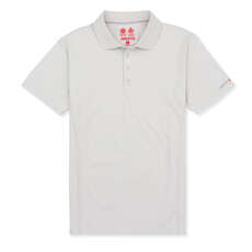 Polo Manga Corta Musto Evolution Sunblock - Platino